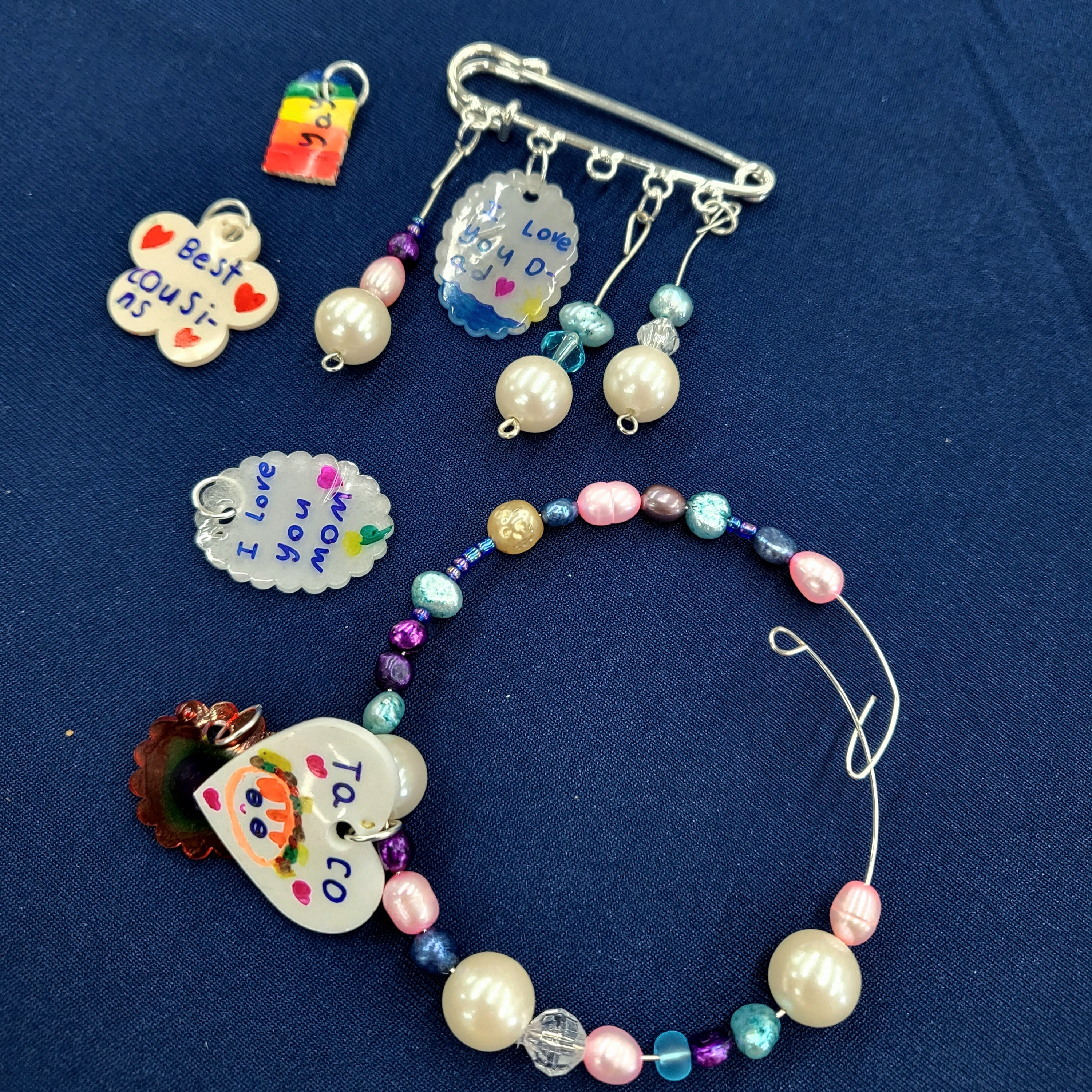 Bracelets and handmade jewellery