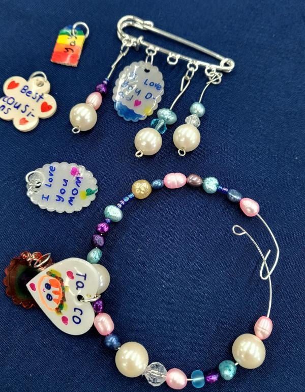 Bracelets and handmade jewellery