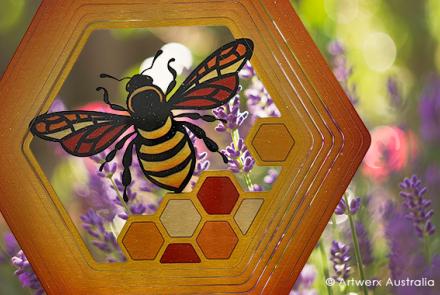 Honey Bee Wind Spinner