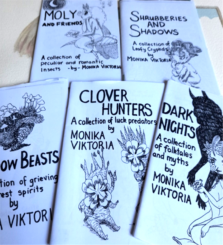 Hand drawn comic books