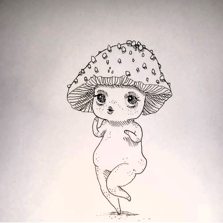 Character of mushroom person