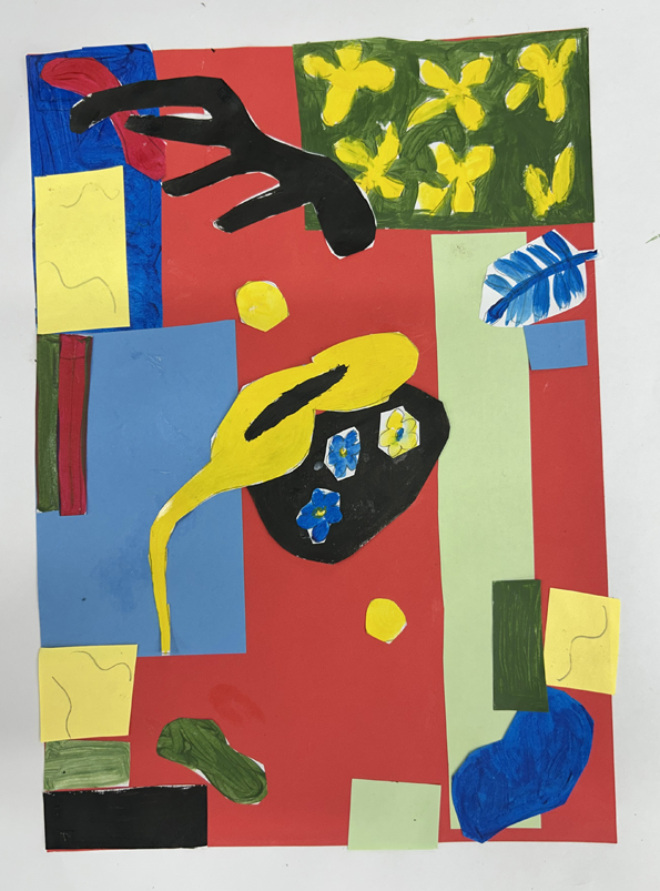 Blocky coloured shapes