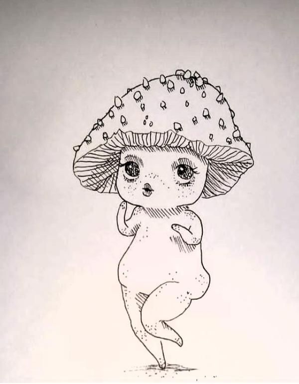 Character of mushroom person